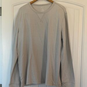 Kohls Sonoma Ribbed Long Sleeve Henley Shirt Size XXL